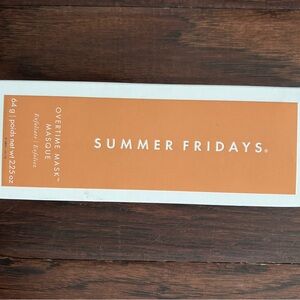 Summer Fridays Overtime Mask in Warm Orange